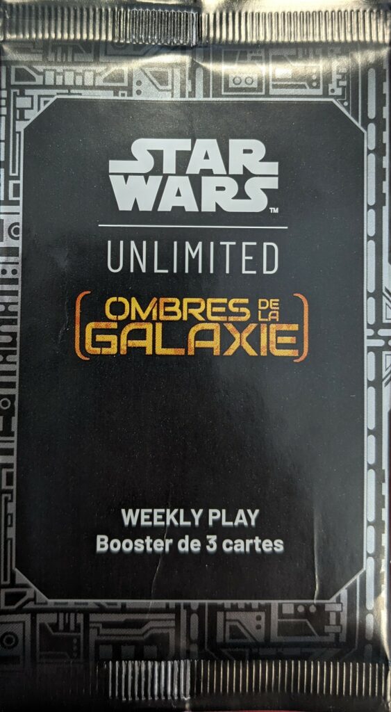 Booster Weekly Play Ombres de la Galaxie Star Wars Unlimited FR SWU | Jeux Toulon L'Atanière