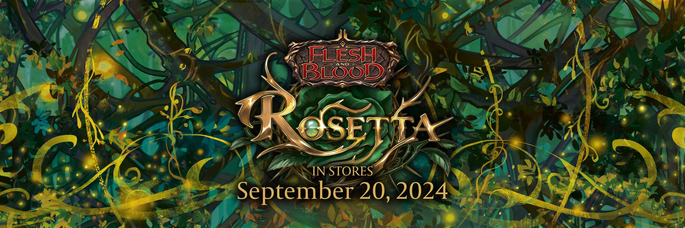 Flesh and Blood Rosetta release banner | Jeux Toulon L'Atanière