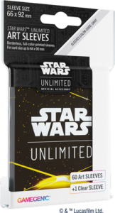 Pochettes STD Star Wars Unlimited x60 : Black Yellow