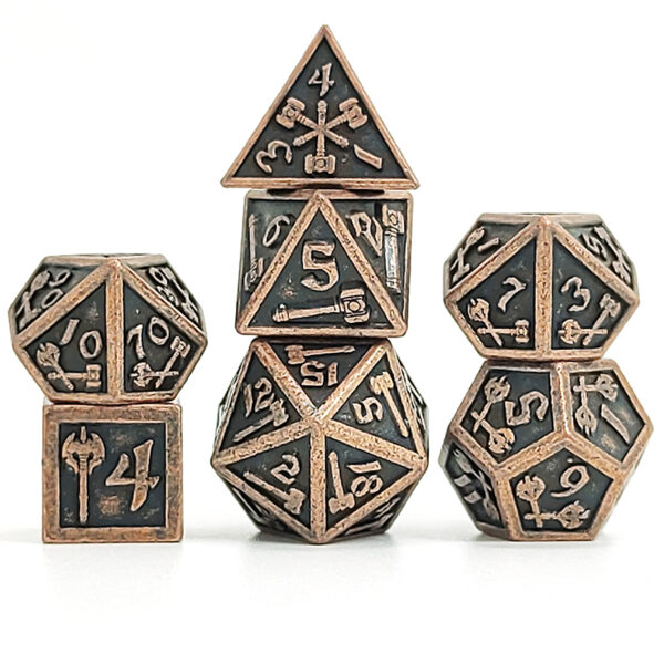 set de 7d metal cuivre viking hache marteau 1 jeux Toulon L Ataniere.jpg | Jeux Toulon L'Atanière