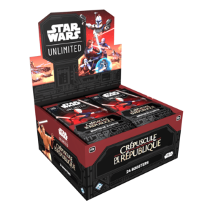 Star Wars Unlimited (SWU) - Crépuscule de la Republique : Boite de 24 boosters (Display FR)