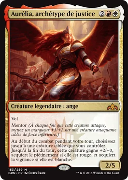 Aurélia, archétype de justice - GRN - Magic - jeux - Toulon - L'Atanière