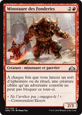 Minotaure des fonderies - GRN - Magic - jeux - Toulon - L'Atanière