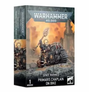 Space Marines: Chapelain Primaris à Moto