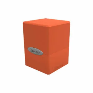 Deck Box 100+ Ultra Pro Satin Cube : Pumpkin Orange