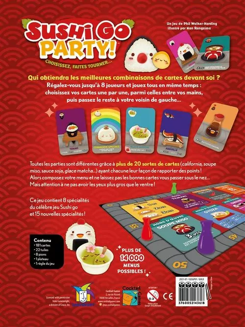 sushi go party 3 jeux Toulon L Ataniere.jpg | Jeux Toulon L'Atanière